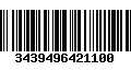 Código de Barras 3439496421100