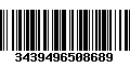 Código de Barras 3439496508689