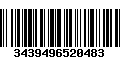 Código de Barras 3439496520483