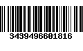 Código de Barras 3439496601816