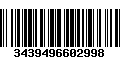 Código de Barras 3439496602998