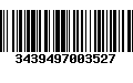 Código de Barras 3439497003527