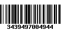 Código de Barras 3439497004944