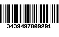 Código de Barras 3439497009291