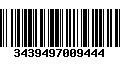 Código de Barras 3439497009444