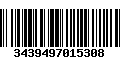 Código de Barras 3439497015308