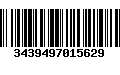 Código de Barras 3439497015629