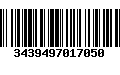 Código de Barras 3439497017050