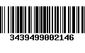 Código de Barras 3439499002146