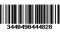 Código de Barras 3440490444828