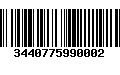 Código de Barras 3440775990002