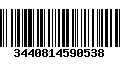 Código de Barras 3440814590538