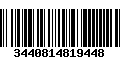 Código de Barras 3440814819448