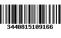 Código de Barras 3440815109166