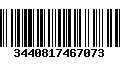 Código de Barras 3440817467073