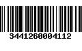 Código de Barras 3441260004112