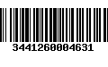 Código de Barras 3441260004631