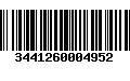 Código de Barras 3441260004952