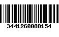 Código de Barras 3441260080154