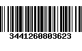 Código de Barras 3441260803623