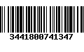 Código de Barras 3441800741347