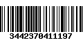 Código de Barras 3442370411197