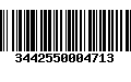 Código de Barras 3442550004713