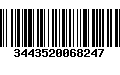 Código de Barras 3443520068247