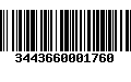 Código de Barras 3443660001760