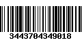 Código de Barras 3443704349018