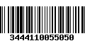 Código de Barras 3444110055050