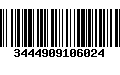 Código de Barras 3444909106024