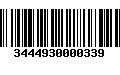 Código de Barras 3444930000339