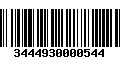 Código de Barras 3444930000544