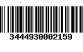 Código de Barras 3444930002159