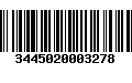 Código de Barras 3445020003278