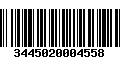 Código de Barras 3445020004558