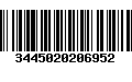 Código de Barras 3445020206952