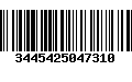 Código de Barras 3445425047310