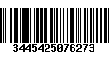 Código de Barras 3445425076273