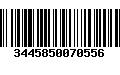 Código de Barras 3445850070556