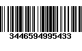 Código de Barras 3446594995433