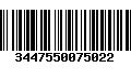 Código de Barras 3447550075022