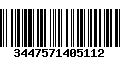 Código de Barras 3447571405112