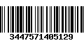 Código de Barras 3447571405129