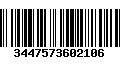 Código de Barras 3447573602106