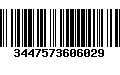 Código de Barras 3447573606029