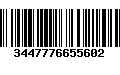 Código de Barras 3447776655602