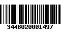 Código de Barras 3448020001497