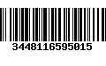 Código de Barras 3448116595015